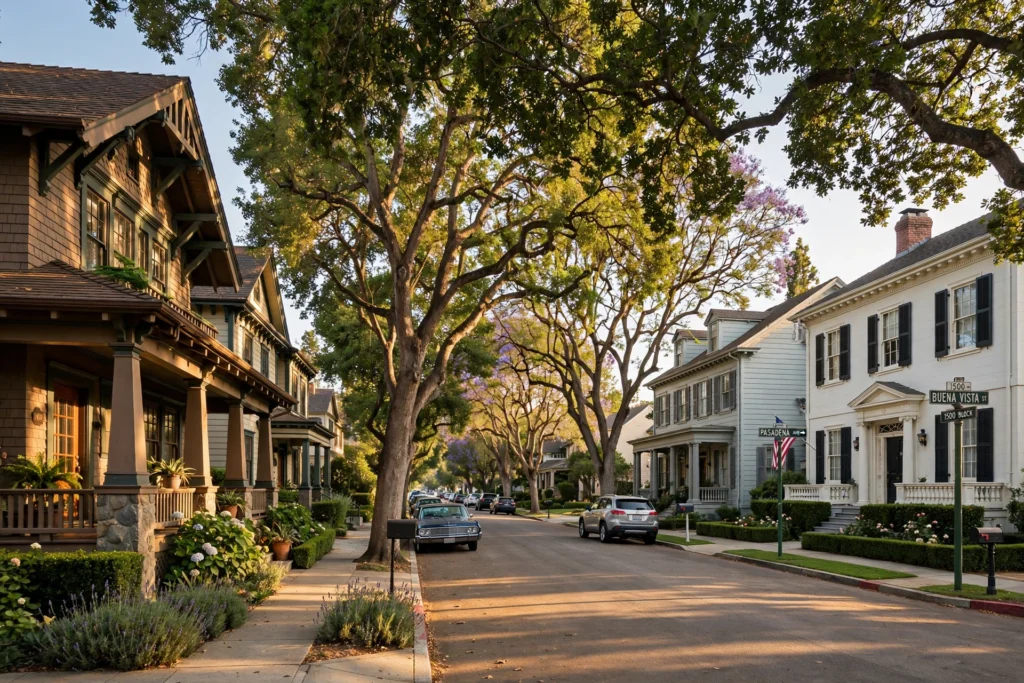 South Pasadena California street