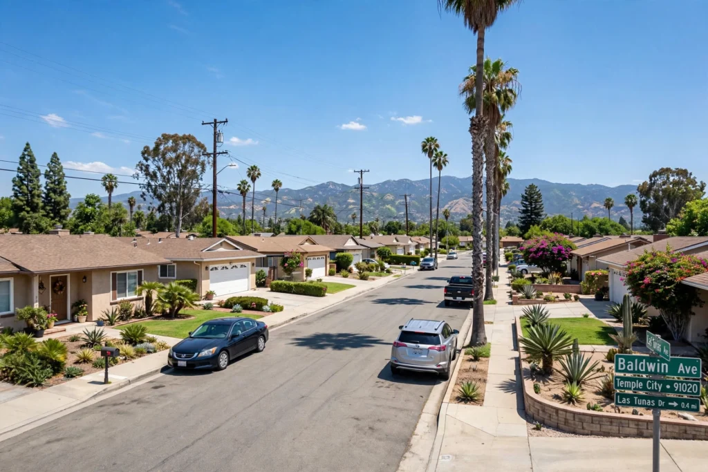 Temple City California neighborhood